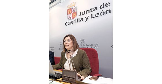 Milagros Marcos, consejera de Agricultura y Ganadería de la Junta de Castilla y León.
