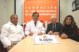 De izquierda a derecha, Miguel Benedicto, Manuel García Juesas, Tomás Zamora y Asunción Santos.