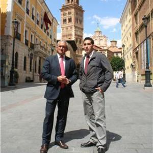 Carlos Mor y Rubén Lapuente, presidente y vicepresidente del CRDOP Jamón de Teruel