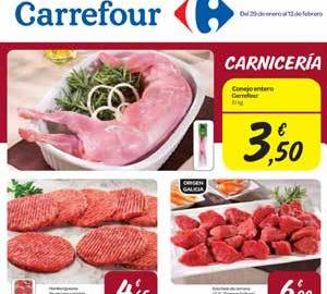 Catálogo de la promoción de carne de conejo de Carrefour