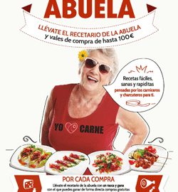 Cartel de la campaña que se puede encontrar en las carnicerías madrileñas